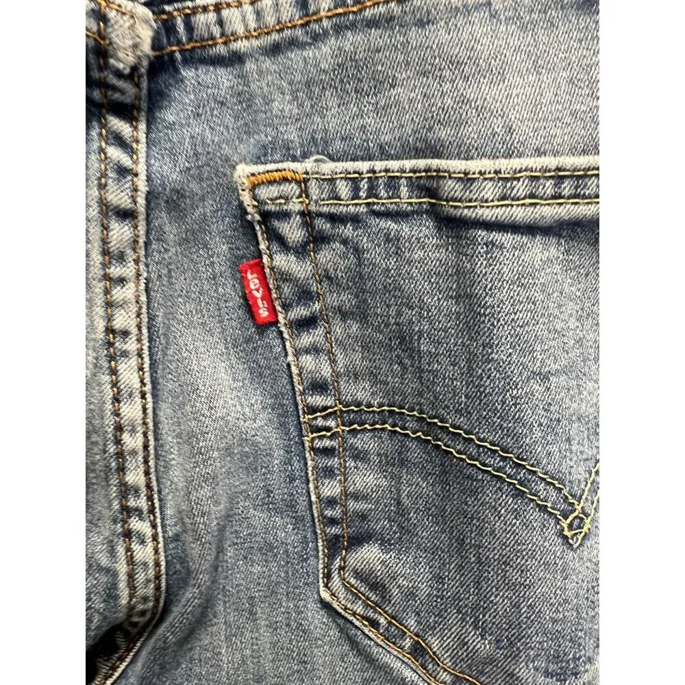Levis 511 Slim Fit Mens Blue Jeans Size 34 W/32 L Denim Cotton Blend